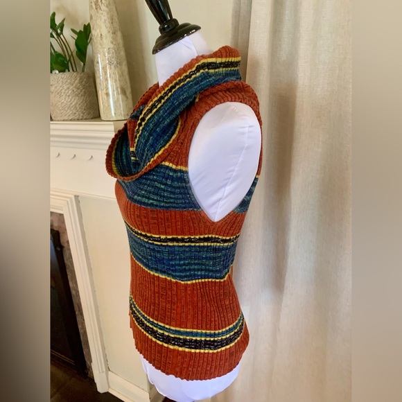 Free people Carly cowl neck sweater tank size large - Picture 4 of 9